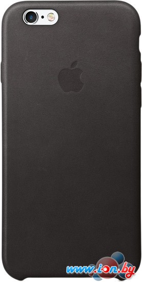 Чехол Apple Leather Case для iPhone 6 / 6s Black [MKXW2] в Бресте
