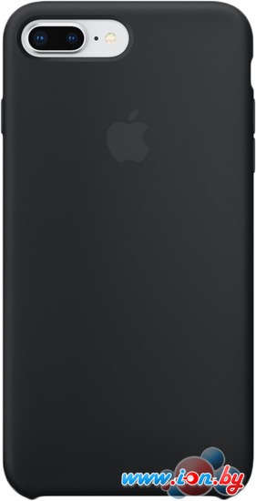 Чехол Apple Silicone Case для iPhone 8 Plus / 7 Plus Black в Бресте
