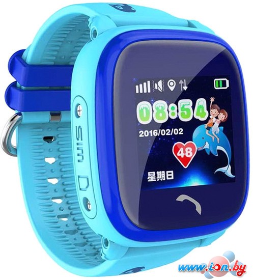 Умные часы Smart Baby Watch W9 (голубой) в Гомеле