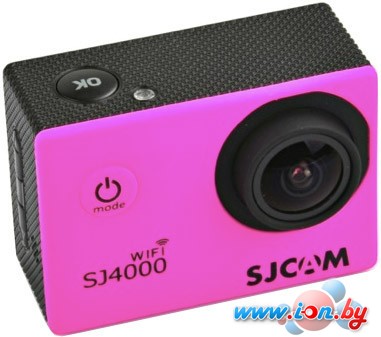 Экшен-камера SJCAM SJ4000 WiFi (розовый) в Гомеле