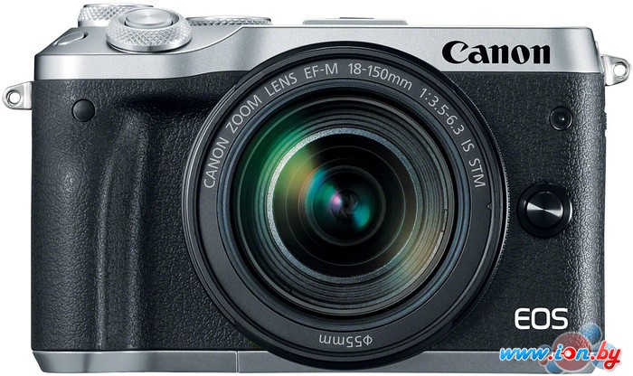 Фотоаппарат Canon EOS M6 Kit 18-150mm (серебристый) в Бресте