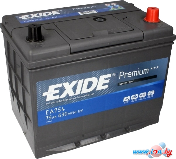 Автомобильный аккумулятор Exide Premium EA754 (75 А/ч) в Бресте