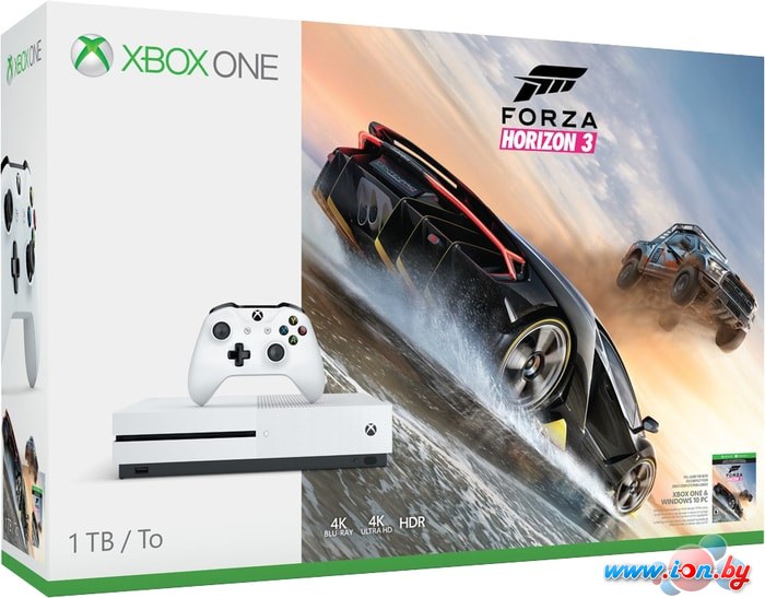 Игровая приставка Microsoft Xbox One S Forza Horizon 3 1TB в Гродно