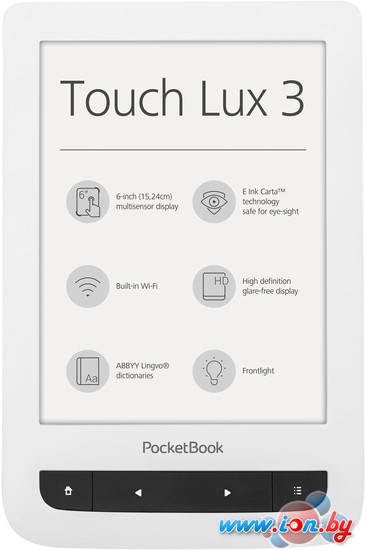 Электронная книга PocketBook Touch Lux 3 (белый) в Гродно