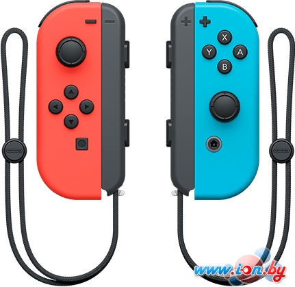 Набор геймпадов Nintendo Joy-Con (неоновый красный/неоновый синий) в Могилёве