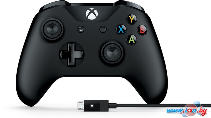 Геймпад Microsoft Xbox One Controller + USB кабель [4N6-00002] в Гродно