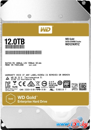 Жесткий диск WD Gold 12TB WD121KRYZ в Могилёве