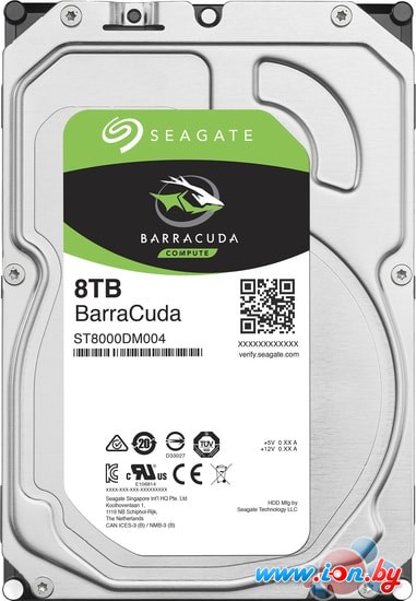 Жесткий диск Seagate BarraCuda 8TB ST8000DM004 в Бресте