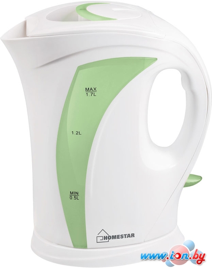 Чайник HomeStar HS-1006 (белый/зеленый) в Могилёве