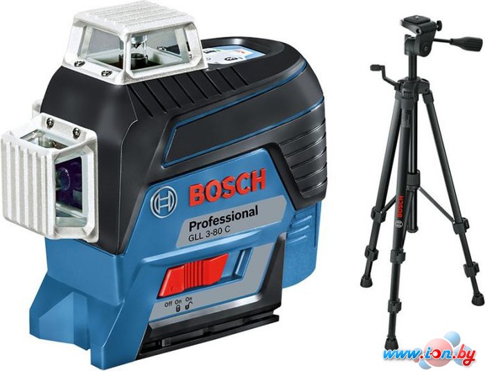 Лазерный нивелир Bosch GLL 3-80 C Professional (со штативом BT 150) в Бресте