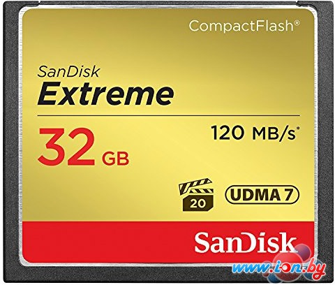 Карта памяти SanDisk Extreme CompactFlash 32GB [SDCFXSB-032G-G46] в Гомеле