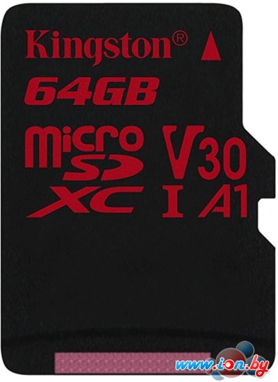 Карта памяти Kingston Canvas React SDCR/64GBSP microSDXC 64GB в Могилёве