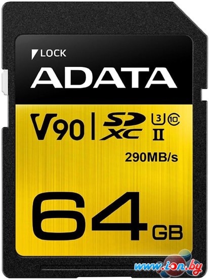 Карта памяти A-Data Premier ONE ASDX64GUII3CL10-C SDXC 64GB в Минске