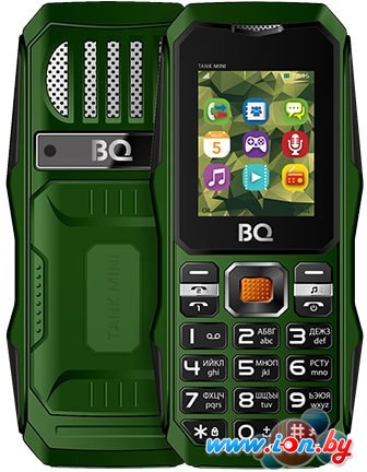Мобильный телефон BQ-Mobile BQ-1842 Tank mini (зеленый) в Гомеле