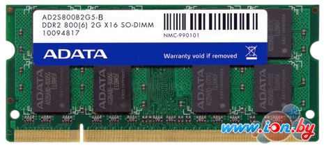 Оперативная память A-Data Premier 2GB DDR2 SO-DIMM PC2-6400 (AD2S800B2G5-B) в Гомеле