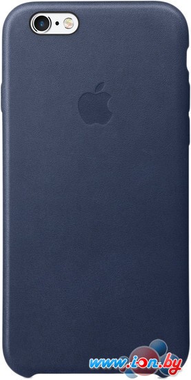 Чехол Apple Leather Case для iPhone 6 / 6s Midnight Blue [MKXU2] в Минске