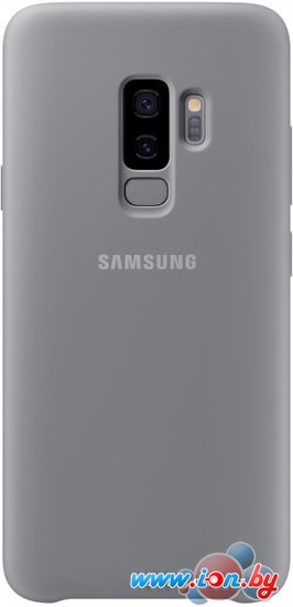 Чехол Samsung Silicone Cover для Samsung Galaxy S9 Plus (серый) в Бресте