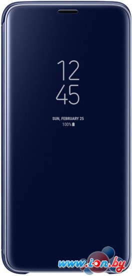 Чехол Samsung Clear View Standing Cover для Samsung Galaxy S9 Plus (синий) в Бресте