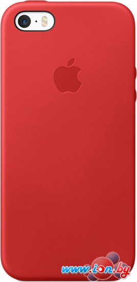 Чехол Apple Leather Case для iPhone SE Red [MNYV2] в Гомеле