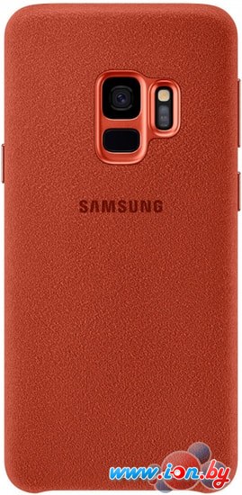 Чехол Samsung Alcantara Cover для Samsung Galaxy S9 (красный) в Витебске