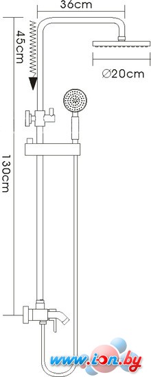 Душевая система FRAP F2416 в Гомеле