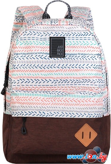 Рюкзак Just Backpack Vega (stripes-brown) в Гомеле