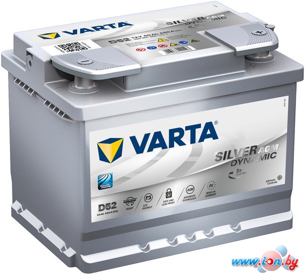 Автомобильный аккумулятор Varta Silver Dynamic AGM 560 901 068 (60 А·ч) в Минске