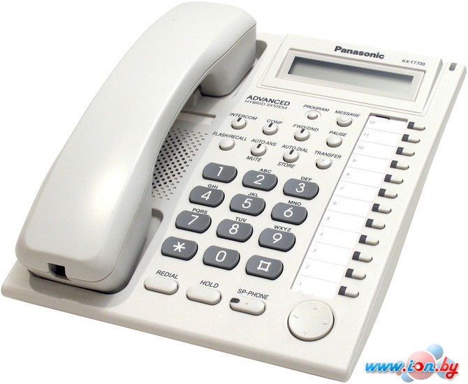 Проводной телефон Panasonic KX-T7730 White в Гродно
