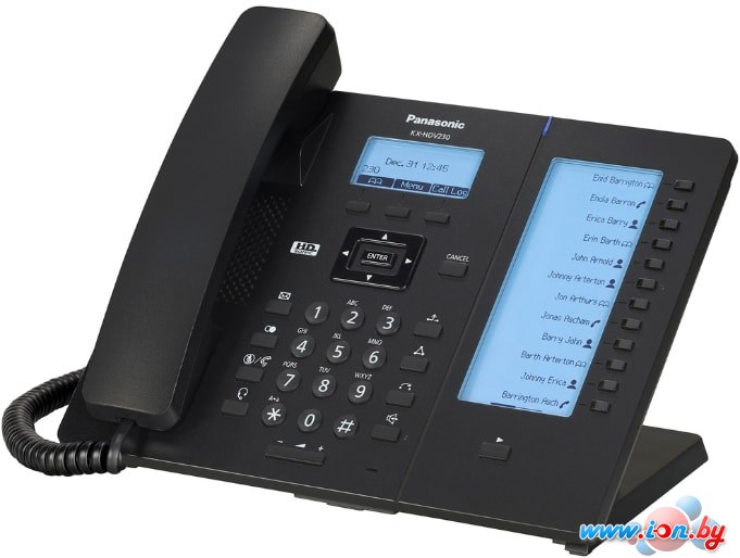 Проводной телефон Panasonic KX-HDV230RUB (черный) в Гродно