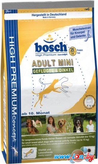 Корм для собак Bosch Adult Mini Poultry & Spelt 3 кг в Могилёве