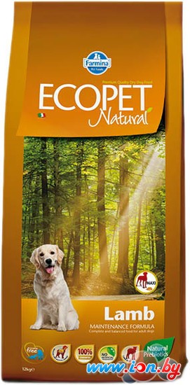 Корм для собак Farmina Ecopet Natural Lamb Maxi 12 кг в Могилёве