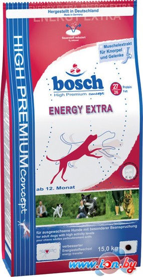 Корм для собак Bosch Energy Extra 15 кг в Минске
