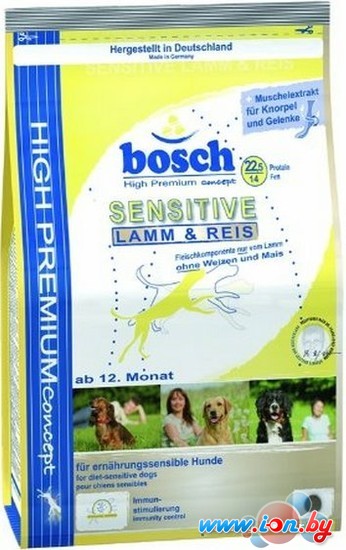 Корм для собак Bosch Sensitive Lamb & Rice 1 кг в Минске