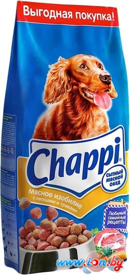 Корм для собак Chappi Мясное изобилие с овощами и травами 15 кг в Минске