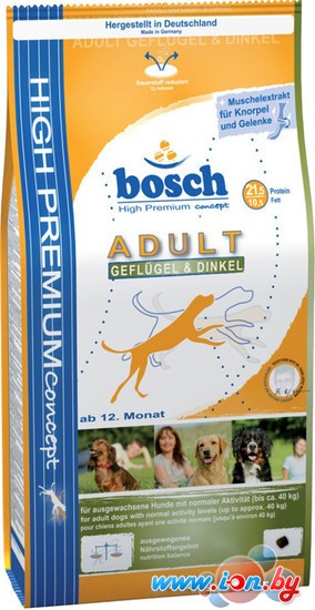 Корм для собак Bosch Adult Poultry & Spelt 3 кг в Бресте