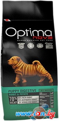 Корм для собак Optimanova Puppy Rabbit Digestive & Potato 2 кг в Витебске