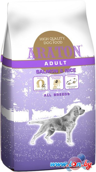 Корм для собак Araton dog Adult Salmon & Rice 15 кг в Витебске