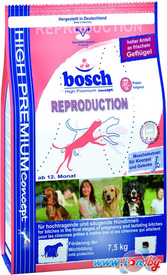 Корм для собак Bosch Reproduction 7.5 кг в Могилёве