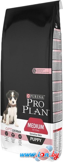 Корм для собак Pro Plan Puppy Medium Sensitive Skin 12 кг в Гомеле