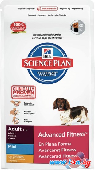Корм для собак Hills Science Plan Canine Adult Advanced Fitness Mini с Курицей 0.8 кг в Гомеле