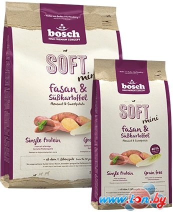 Корм для собак Bosch Soft Mini Pheasant&Sweet Potato 2.5 кг в Гомеле