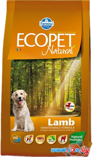 Корм для собак Farmina Ecopet Natural Lamb Mini 2.5 кг в Гомеле