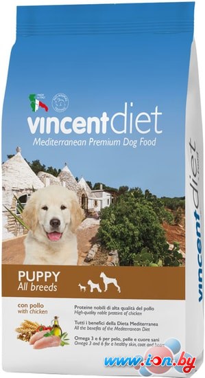 Корм для собак Vincent Diet Puppy 15 кг в Гомеле