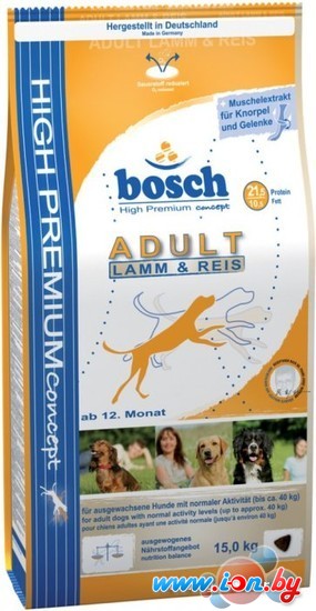Корм для собак Bosch Adult Lamb & Rice 15 кг в Гомеле