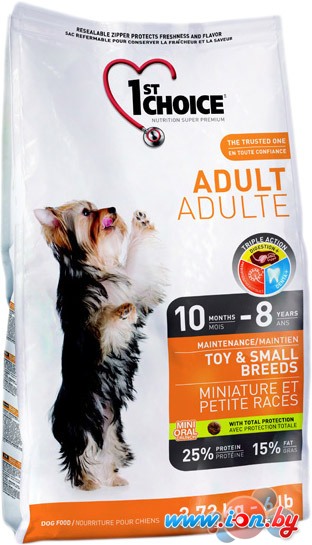 Корм для собак 1st Choice Adult Toy & Small Breeds 2.72 кг в Гродно