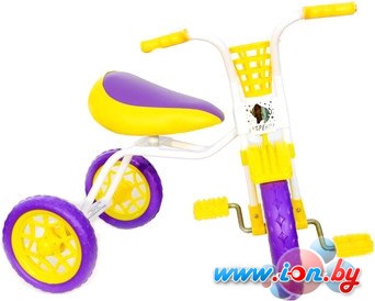 Детский велосипед Самокатыч Зубренок (желтый/фиолетовый) в Гродно