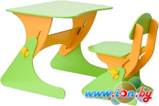 Детский стол Столики Детям Буслик Б-СО (салатовый/оранжевый) в Бресте