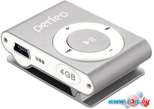MP3 плеер Perfeo VI-M001-4GB Music Clip Titanium Silver в Витебске