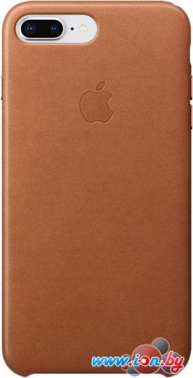 Чехол Apple Leather Case для iPhone 8 Plus / 7 Plus Saddle Brown в Гомеле