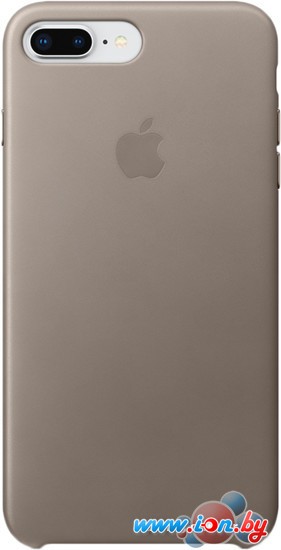 Чехол Apple Leather Case для iPhone 8 Plus / 7 Plus Taupe в Минске
